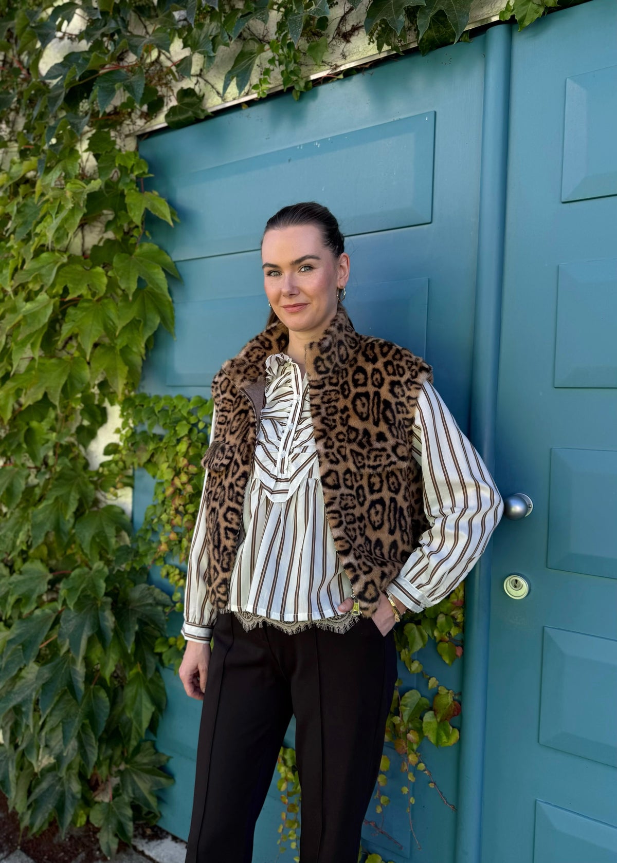 Weste aus Fake-Fur 'Leo'