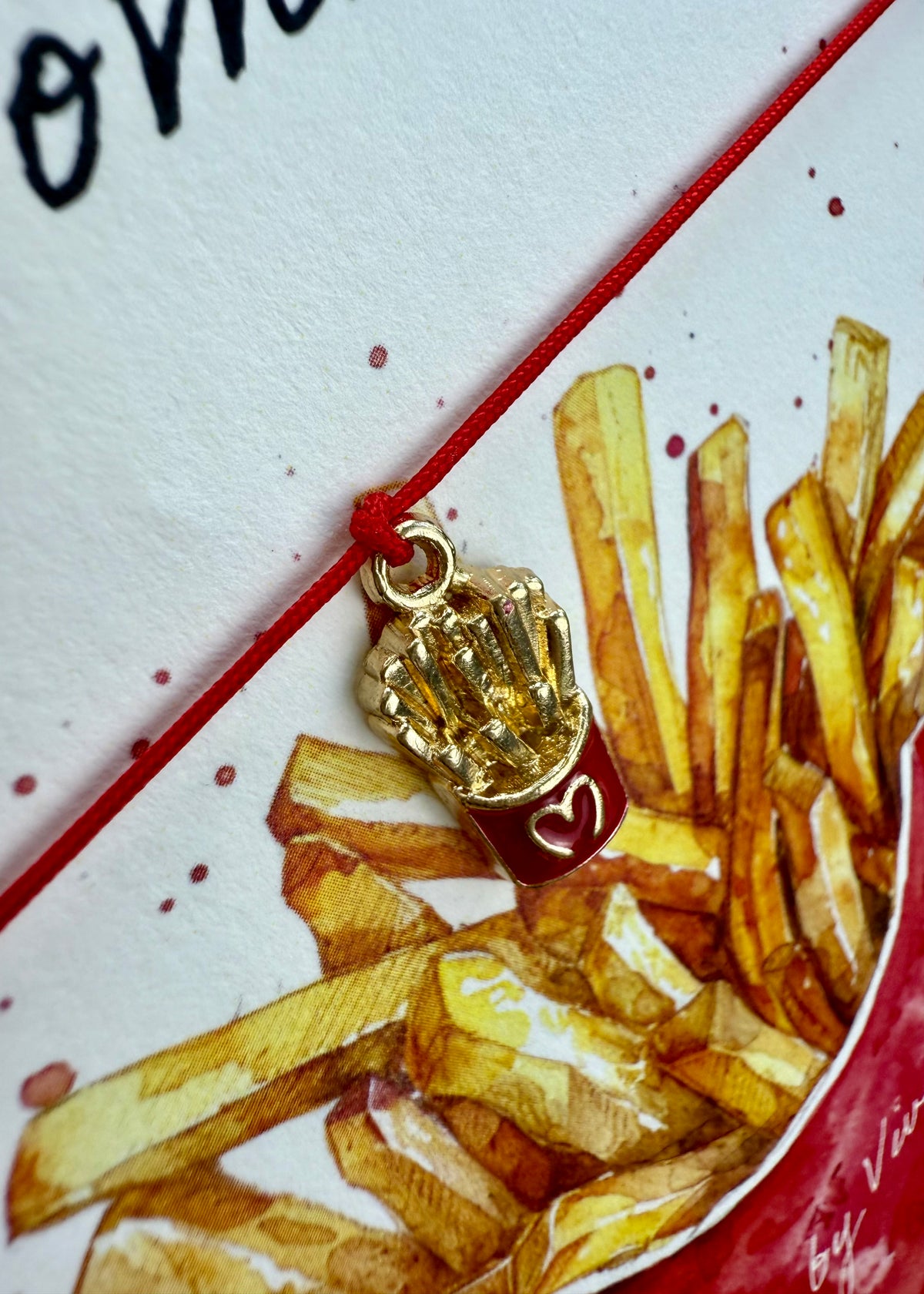 Armband-Karte 'Pommes'