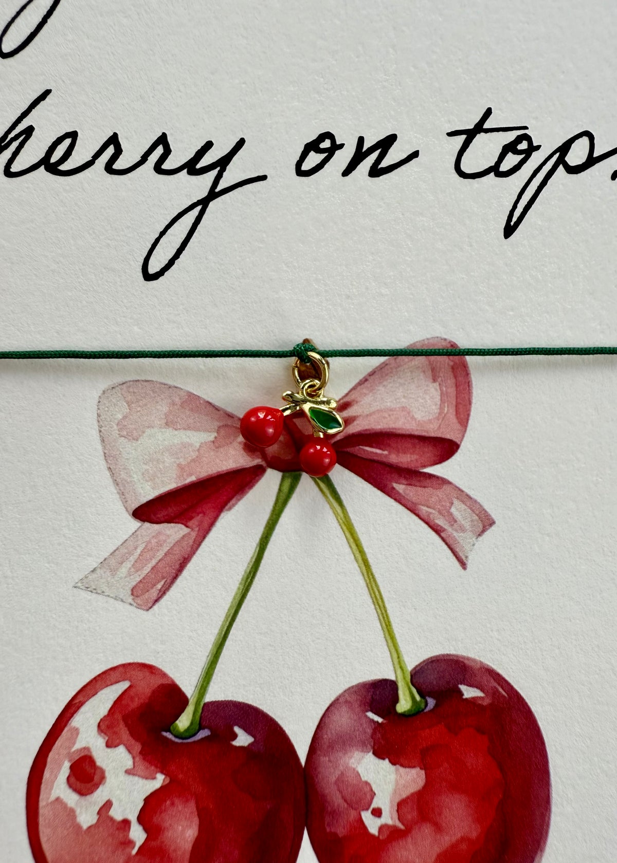 Armband-Karte 'Cherry'