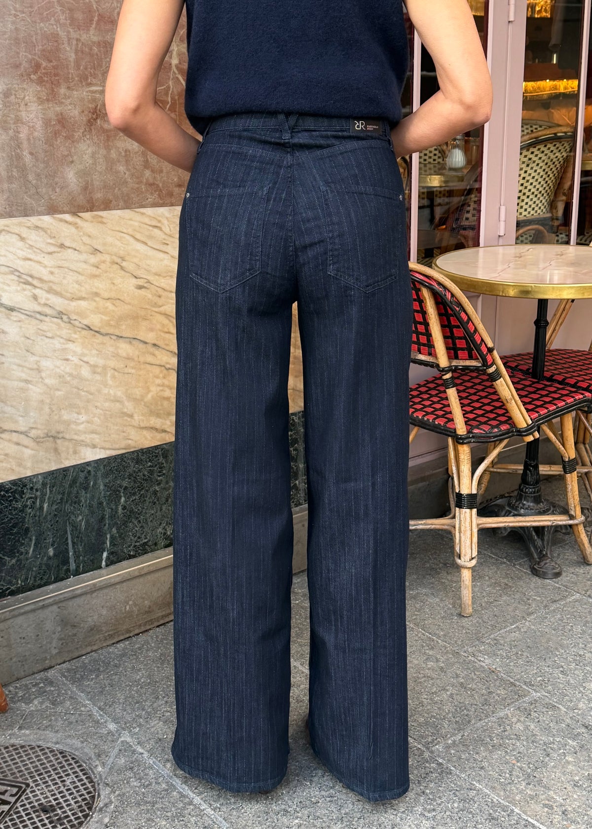 High-Waist Jeans Lurex 'Sventy Belt'