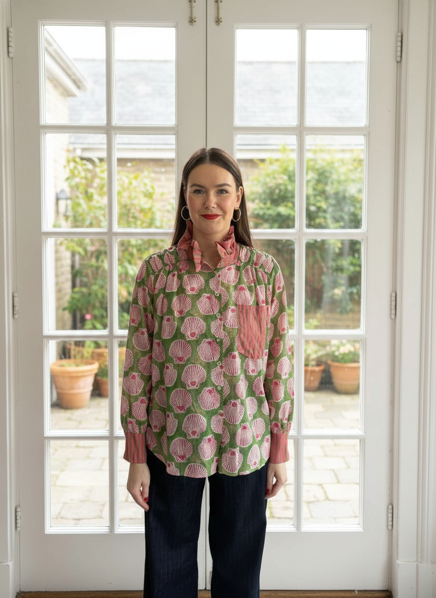 Boho-Bluse 'Muschel'