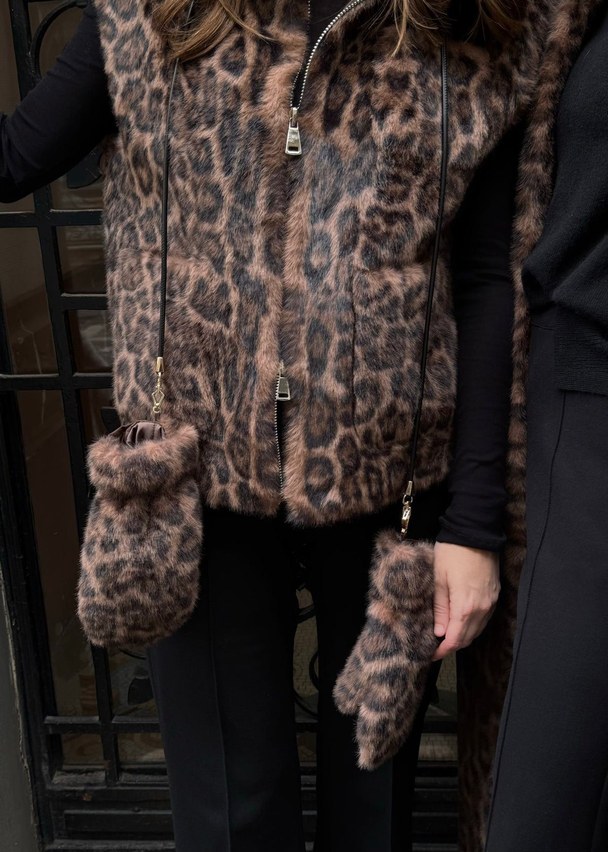 Fäustlinge aus Fake Fur 'Leo'