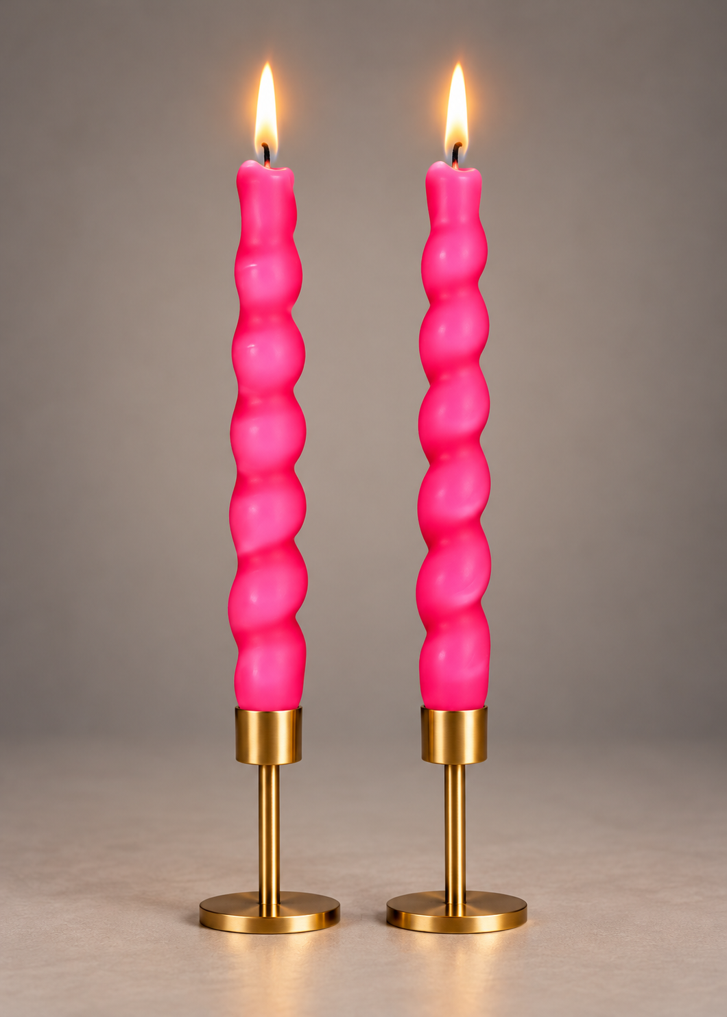 Twist Kerzen-Set 'Pink'