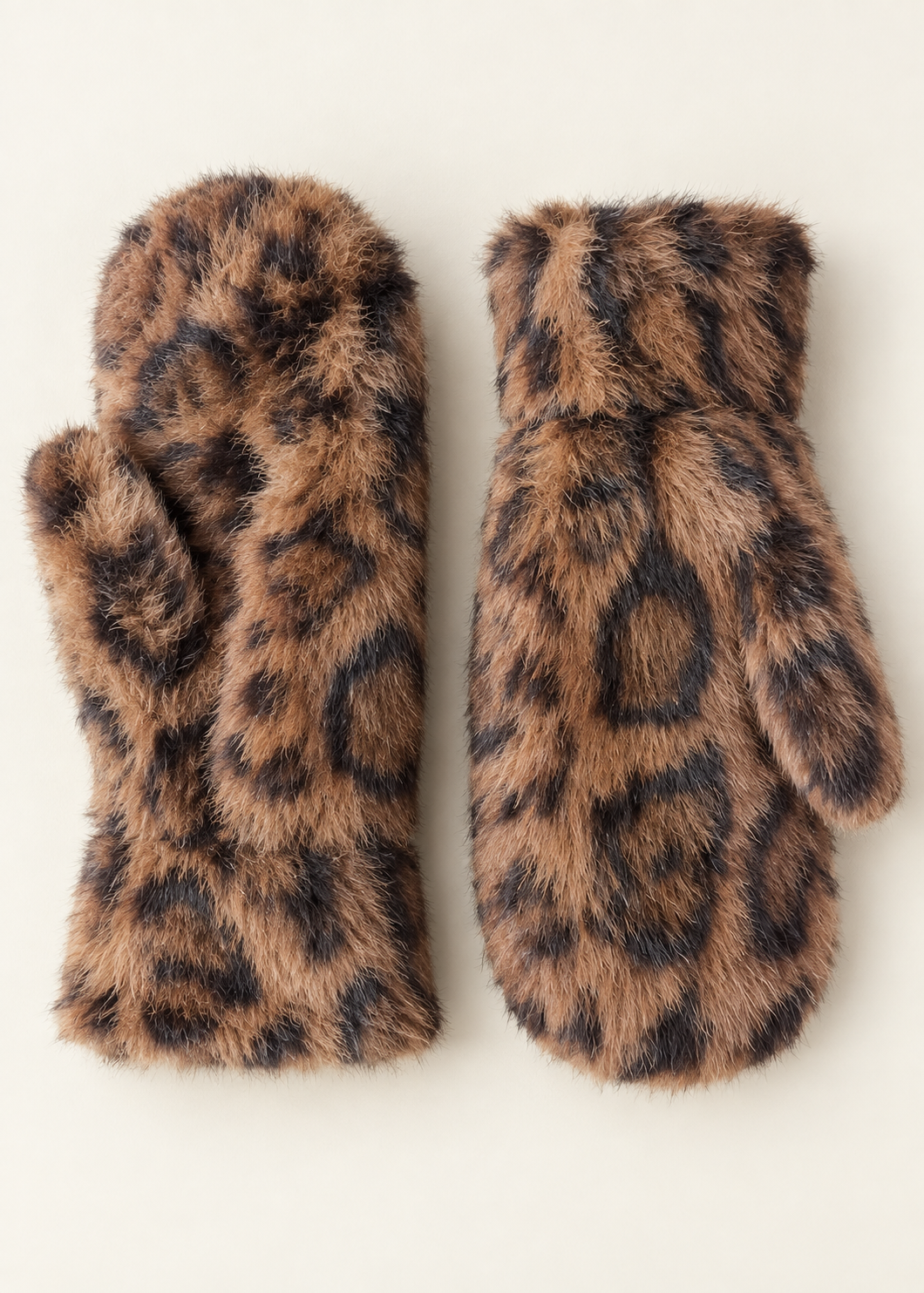 Fäustlinge aus Fake Fur 'Leo'
