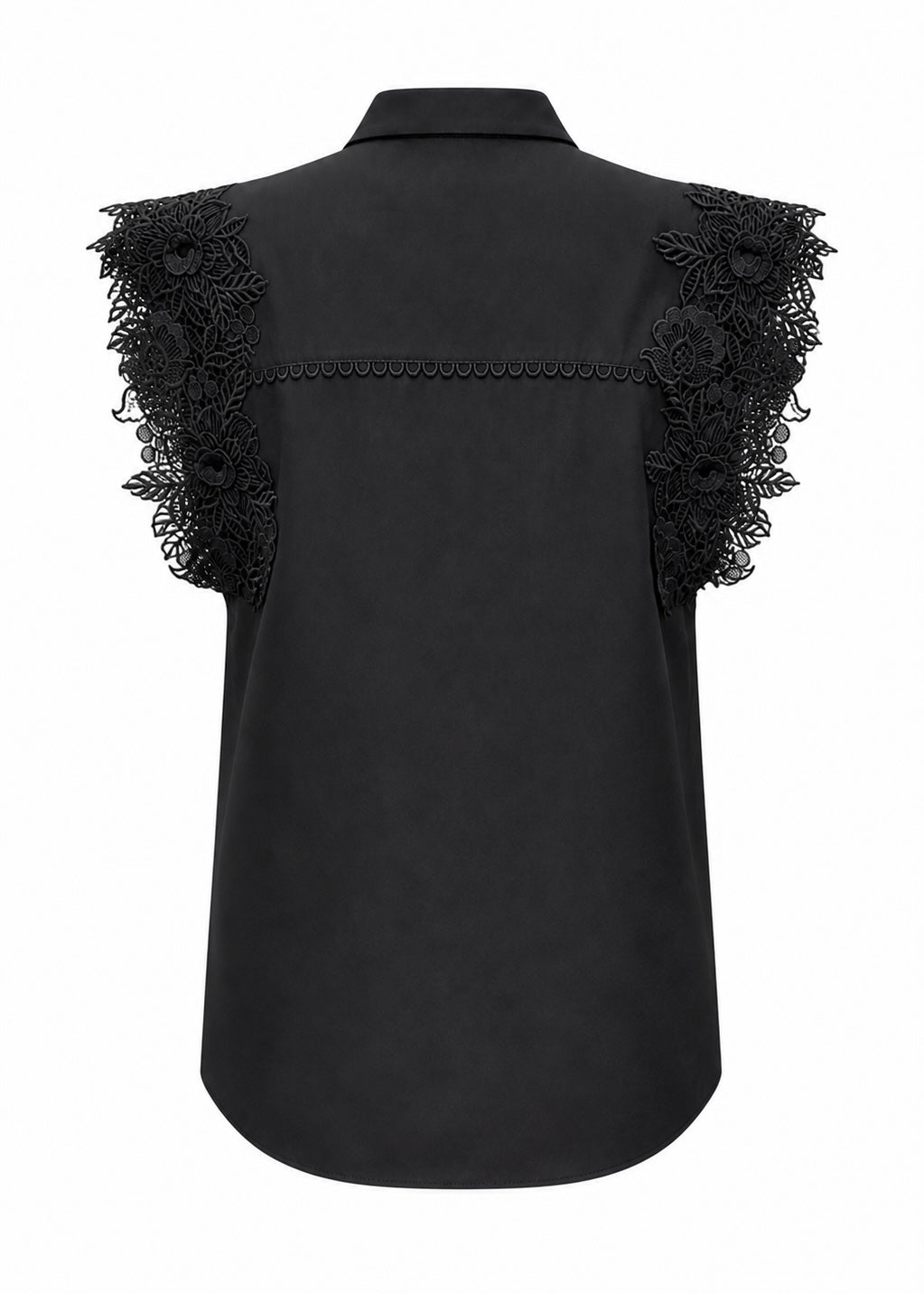 Bluse mit Spitze