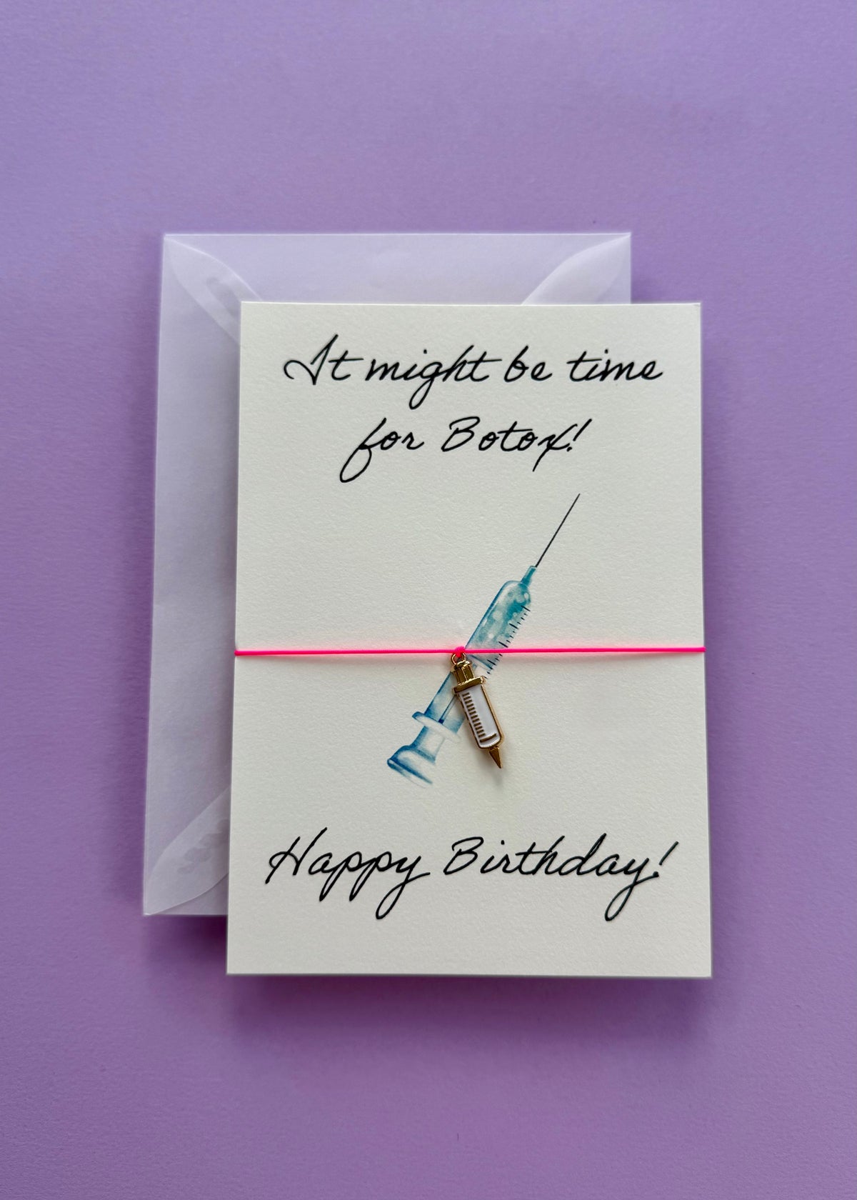 Armband-Karte 'Botox'