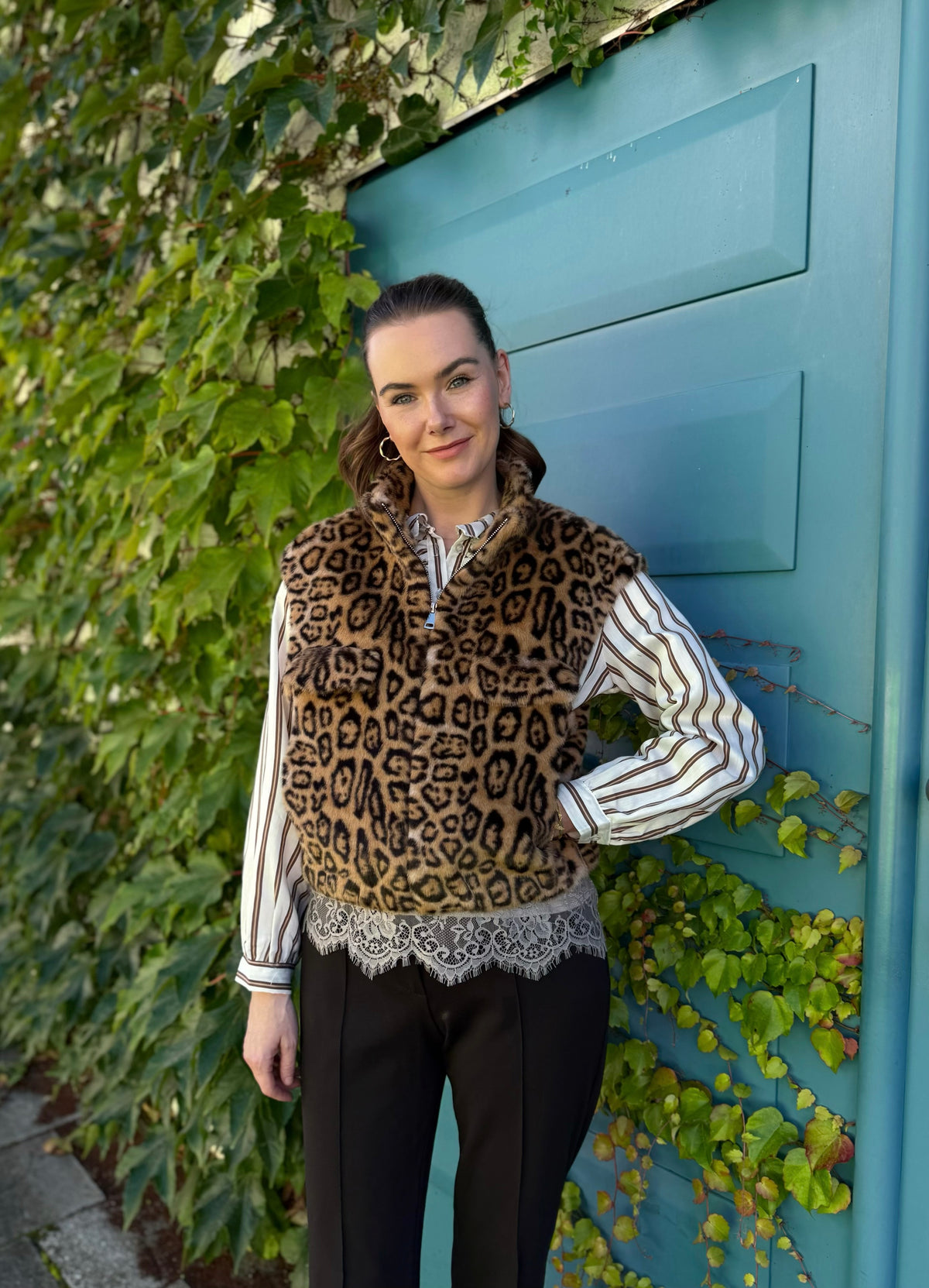 Weste aus Fake-Fur 'Leo'