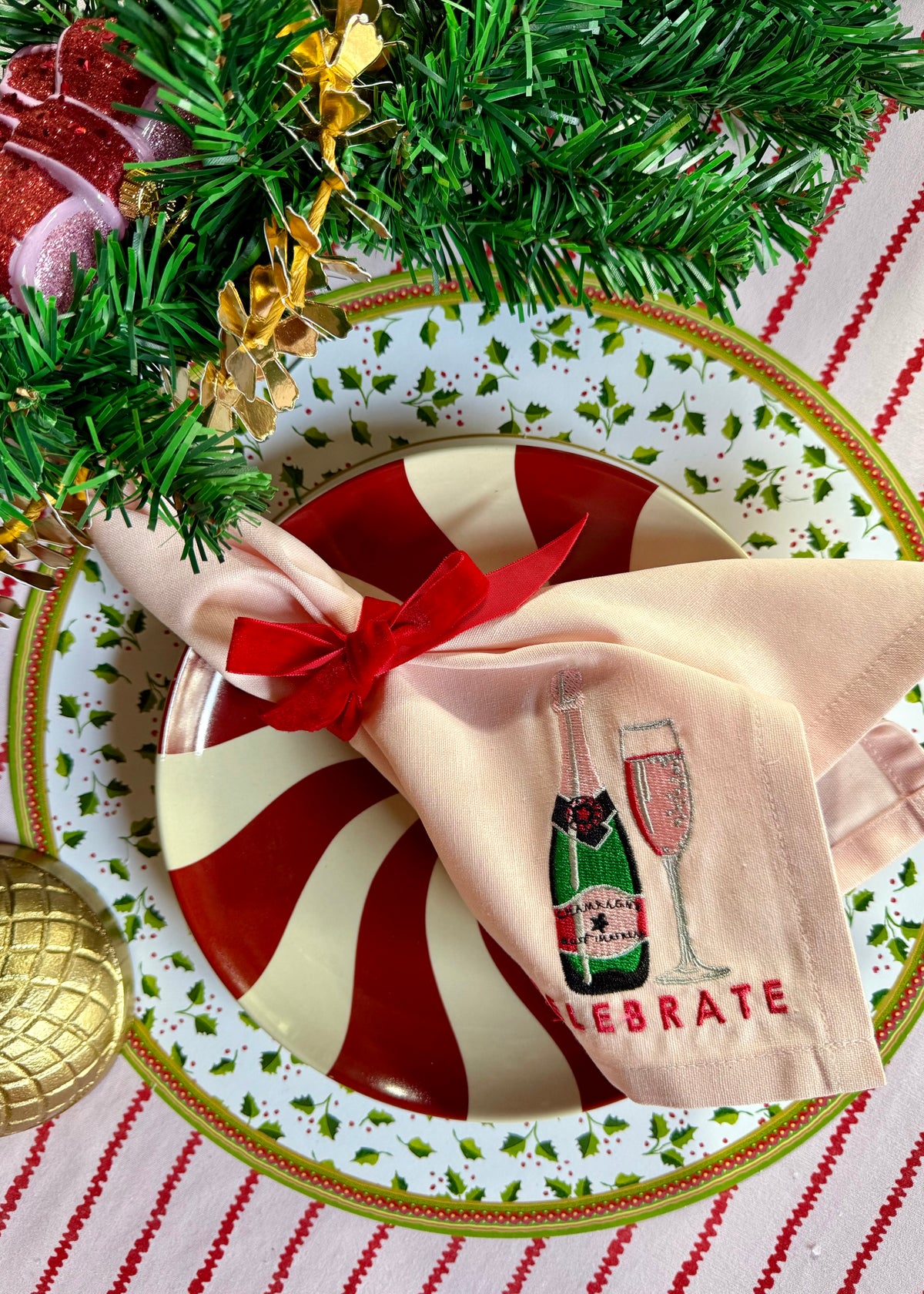 Stoff-Servietten 'Celebrate'