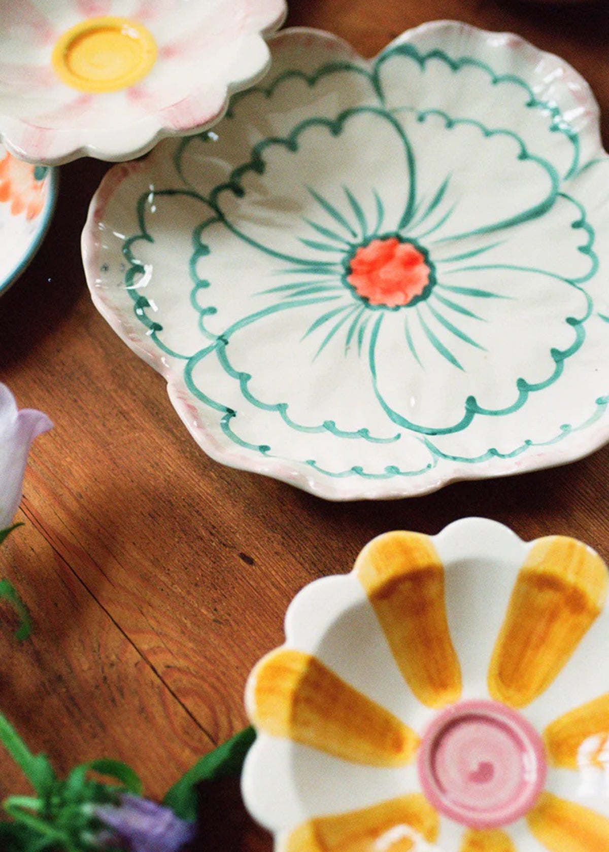 Dipschale 'Blume' Gelb