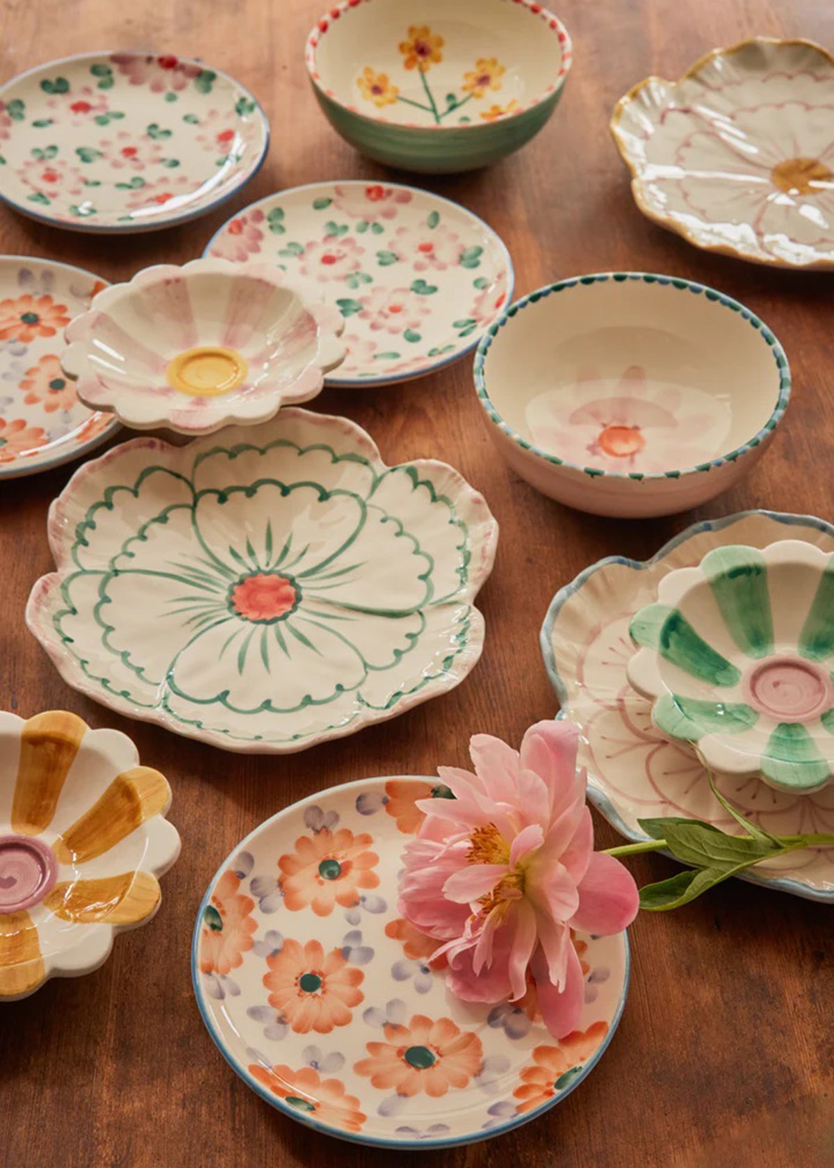 Dipschale 'Blume' Grün