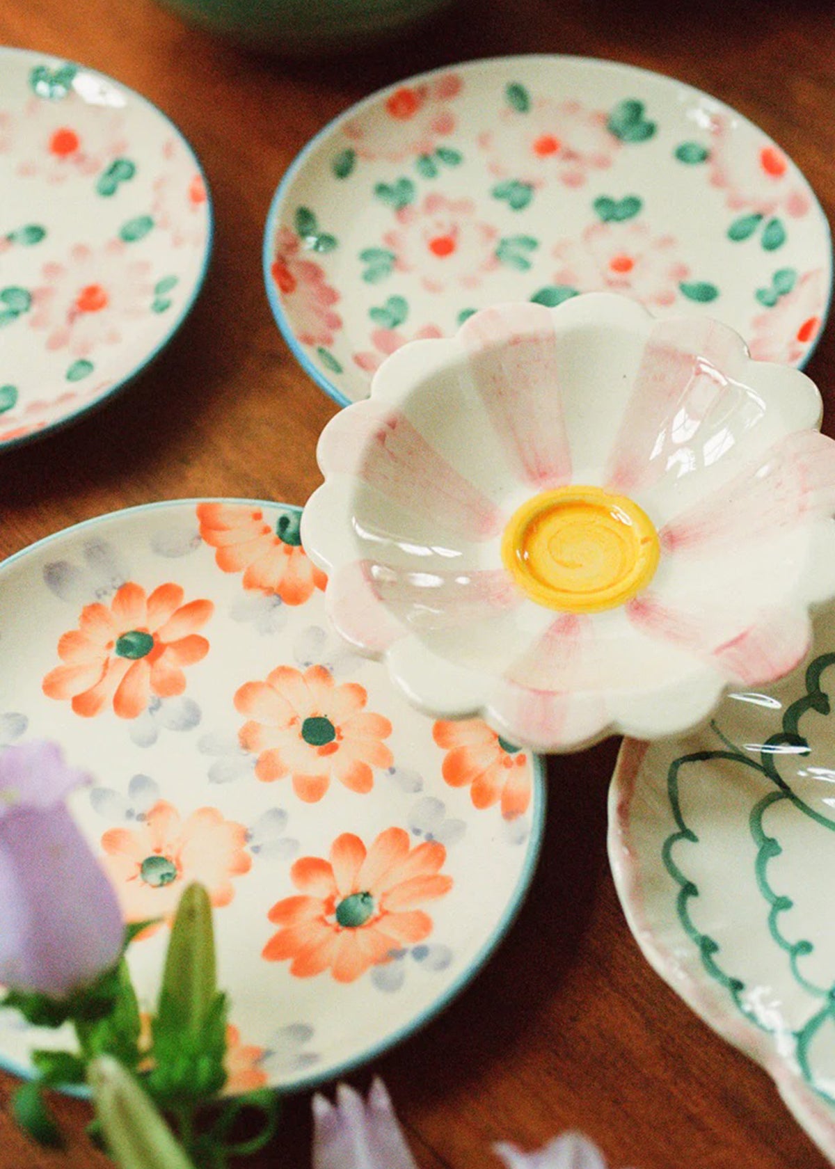 Dipschale 'Blume' Rosa