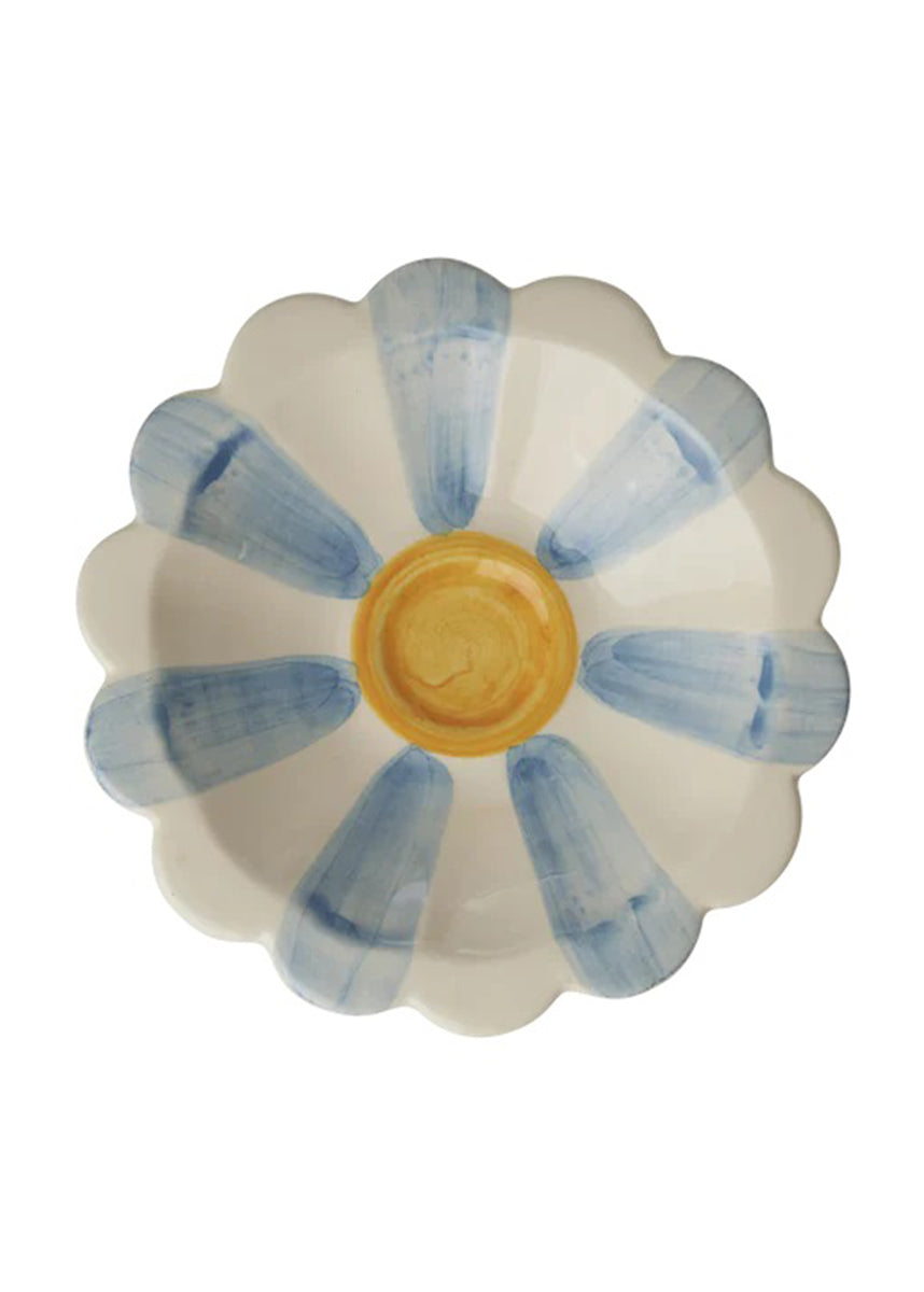 Dipschale 'Blume' Hellblau