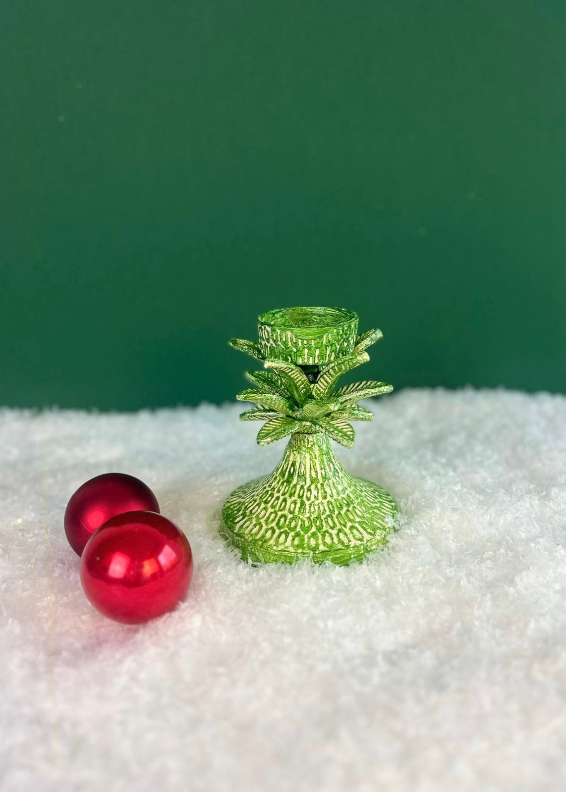 Kerzenständer Palme 'Grün'