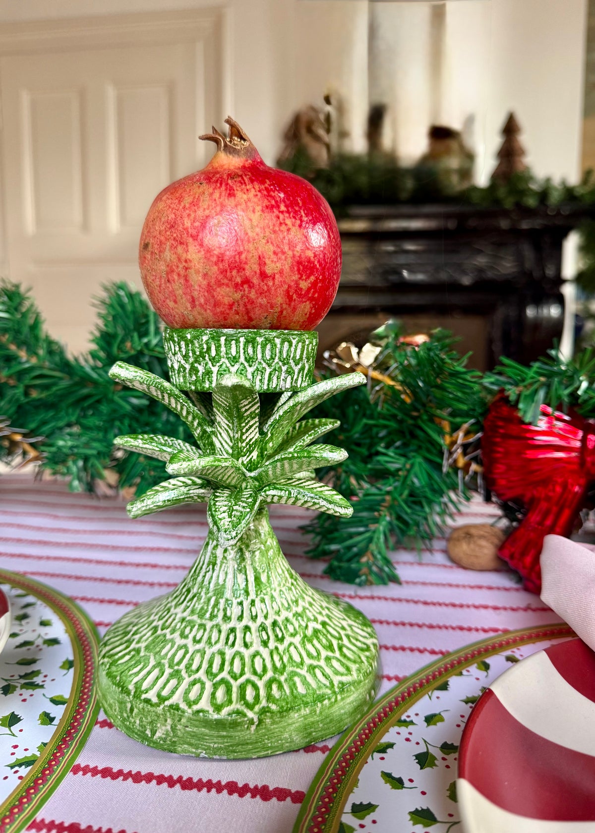 Kerzenständer Palme 'Grün'