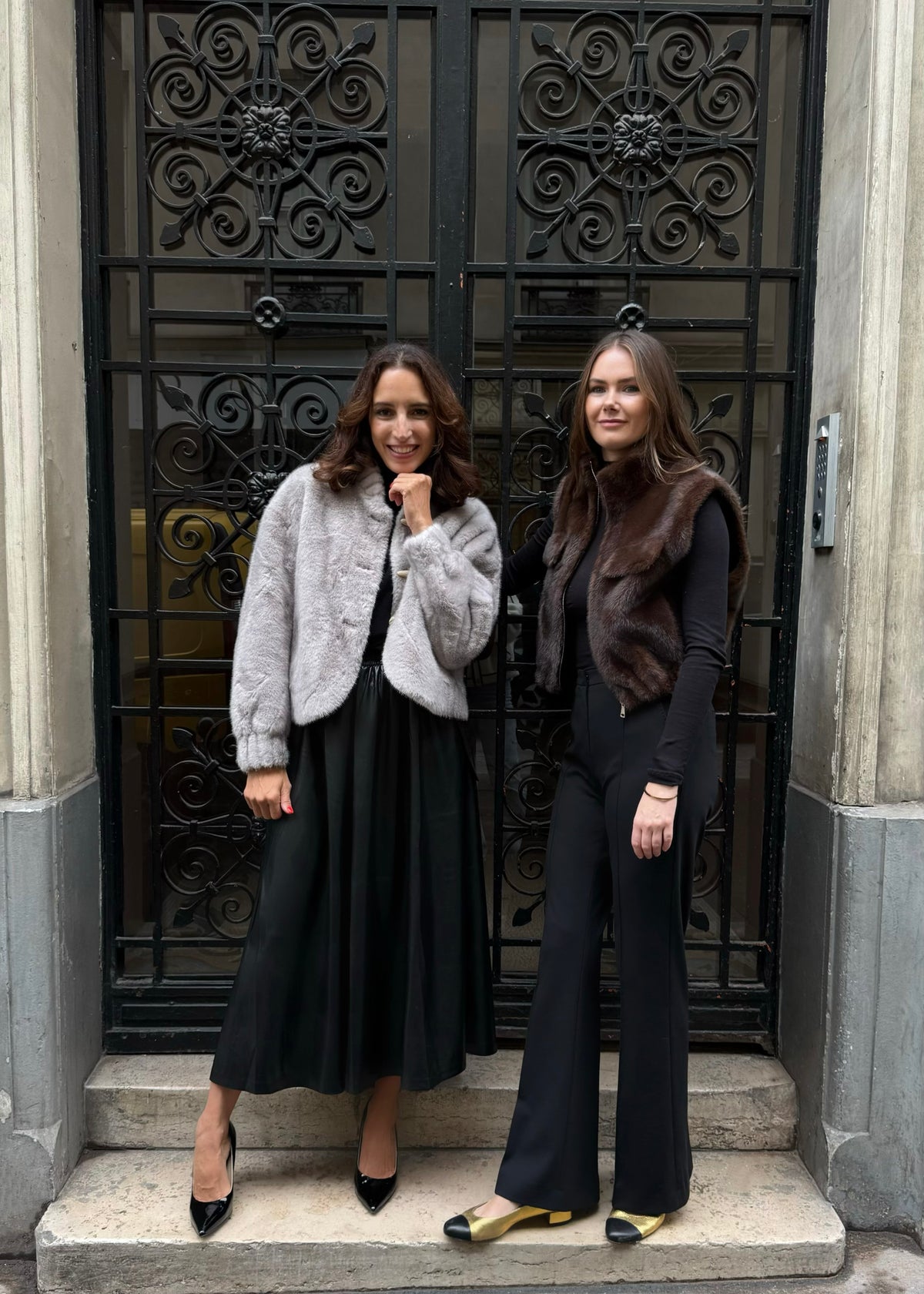 Weste aus Fake-Fur 'Braun'