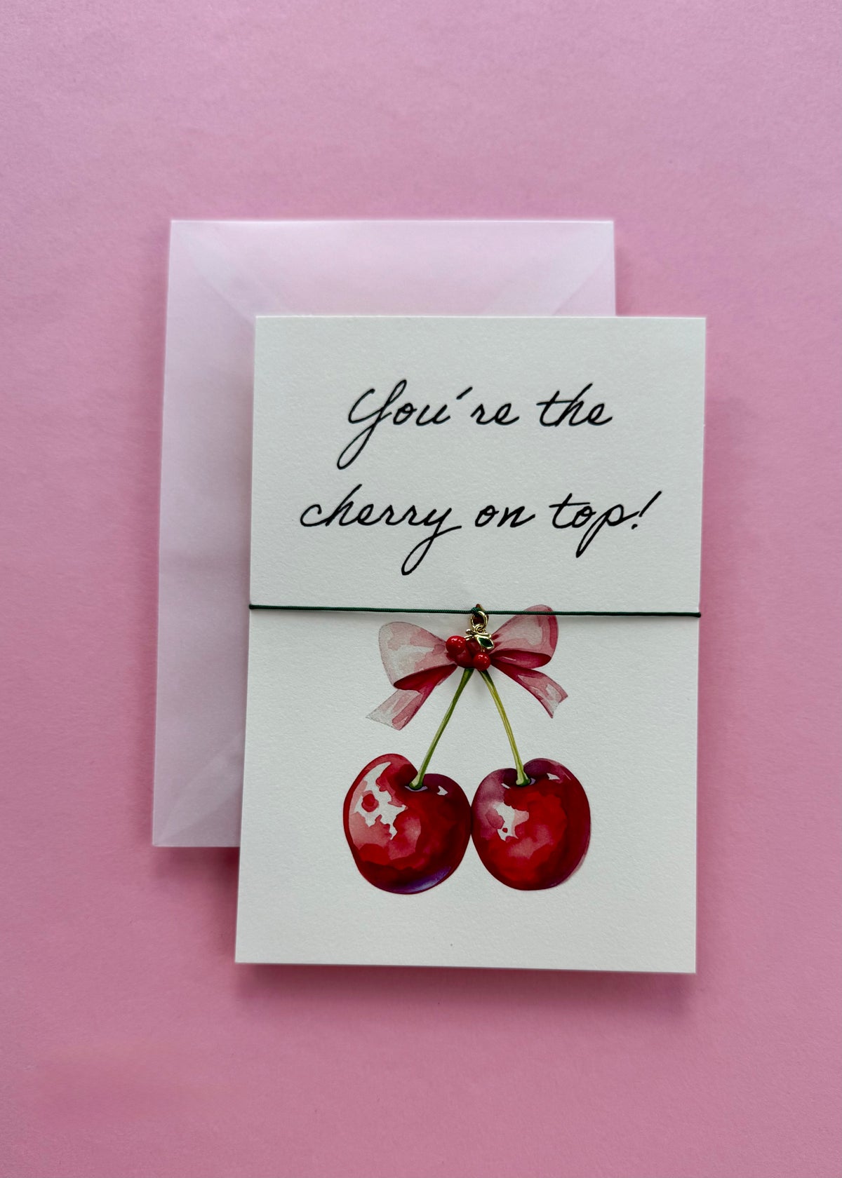 Armband-Karte 'Cherry'