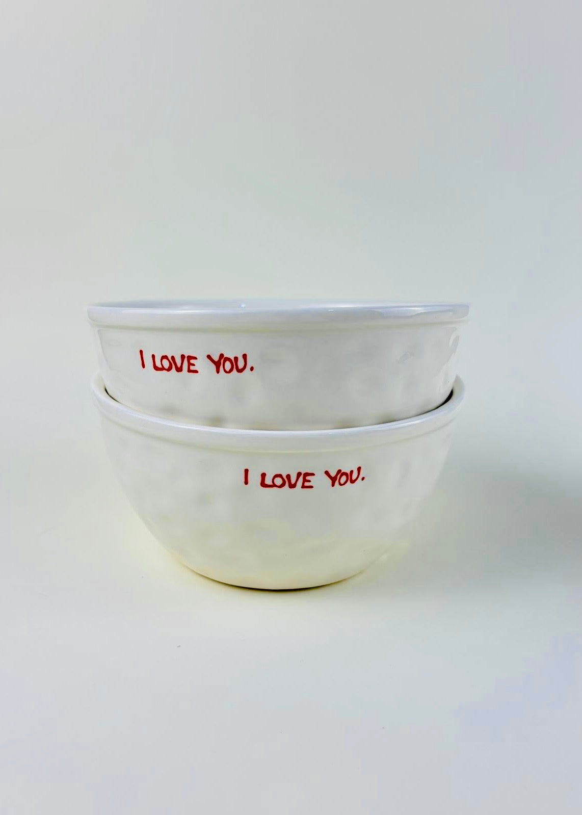 Schüssel 'I love you'