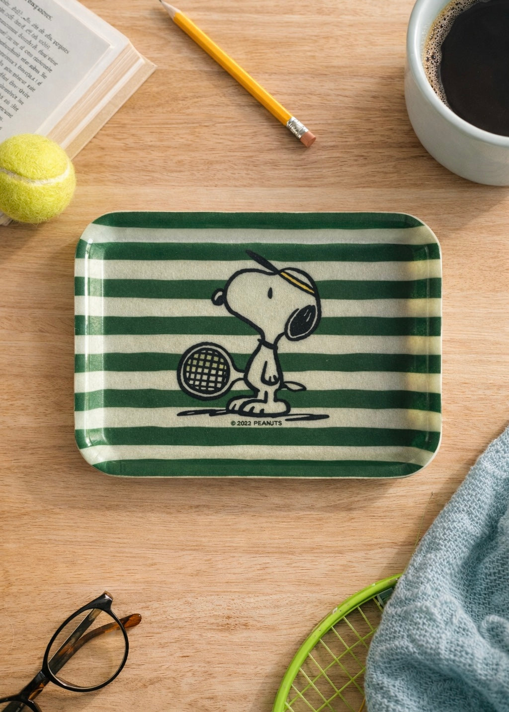 Tablett 'Snoopy' Tennis