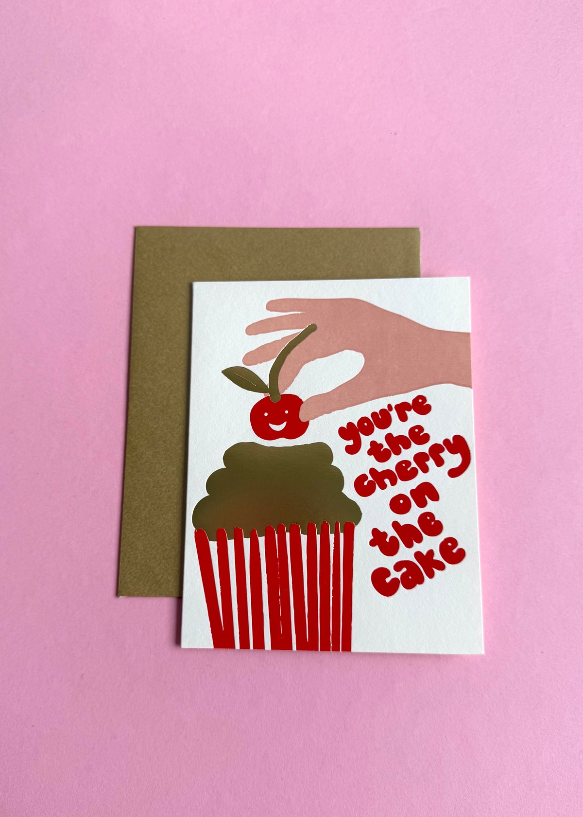 Karte &#39;You`re the Cherry...&#39;