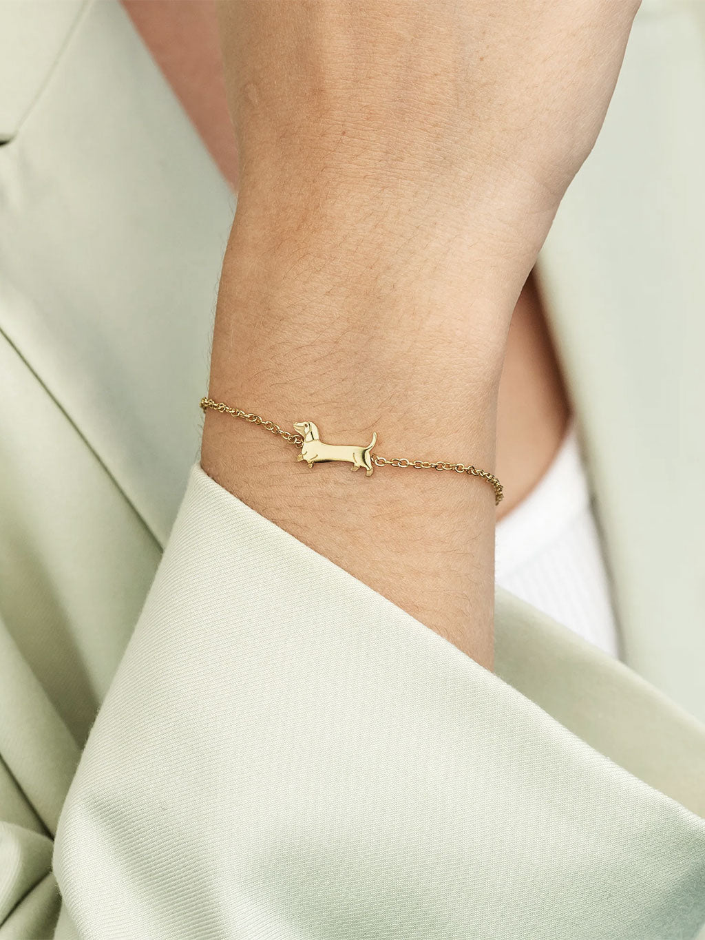 `Through Thick and Thin´ Armband Gold
