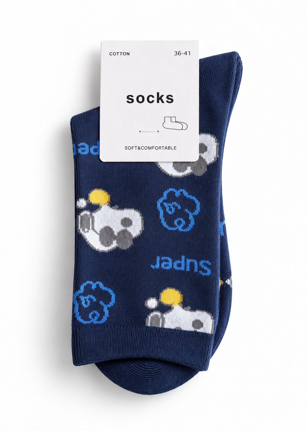 Socken 'Snoopy' Navy
