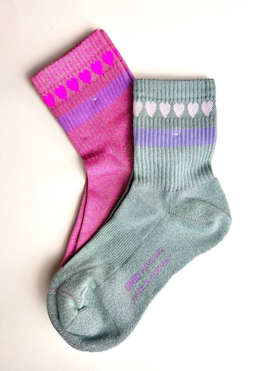 Socken &#39;Mini-Spark&#39; in Pink