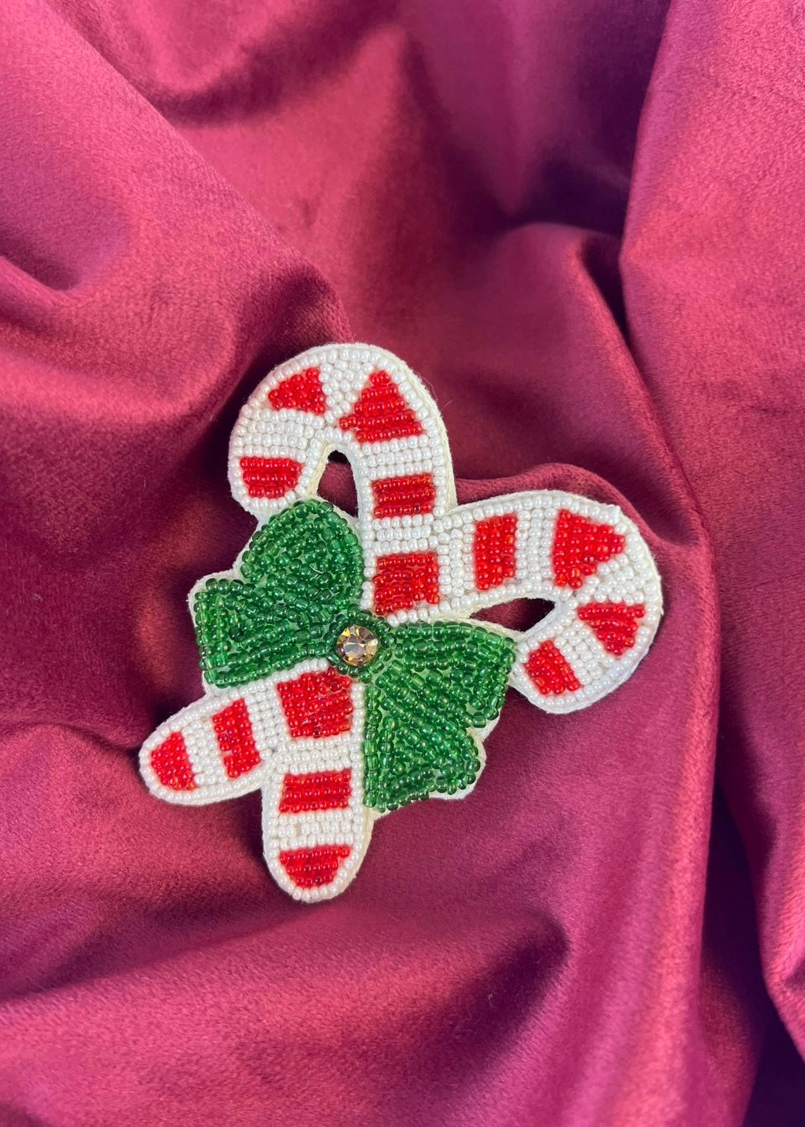 Brosche 'Zuckerstange'