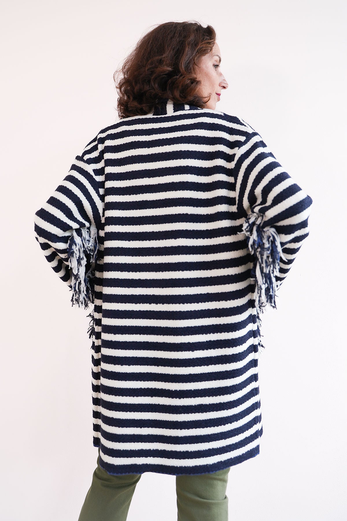Exklusiver Fransen-Cardigan