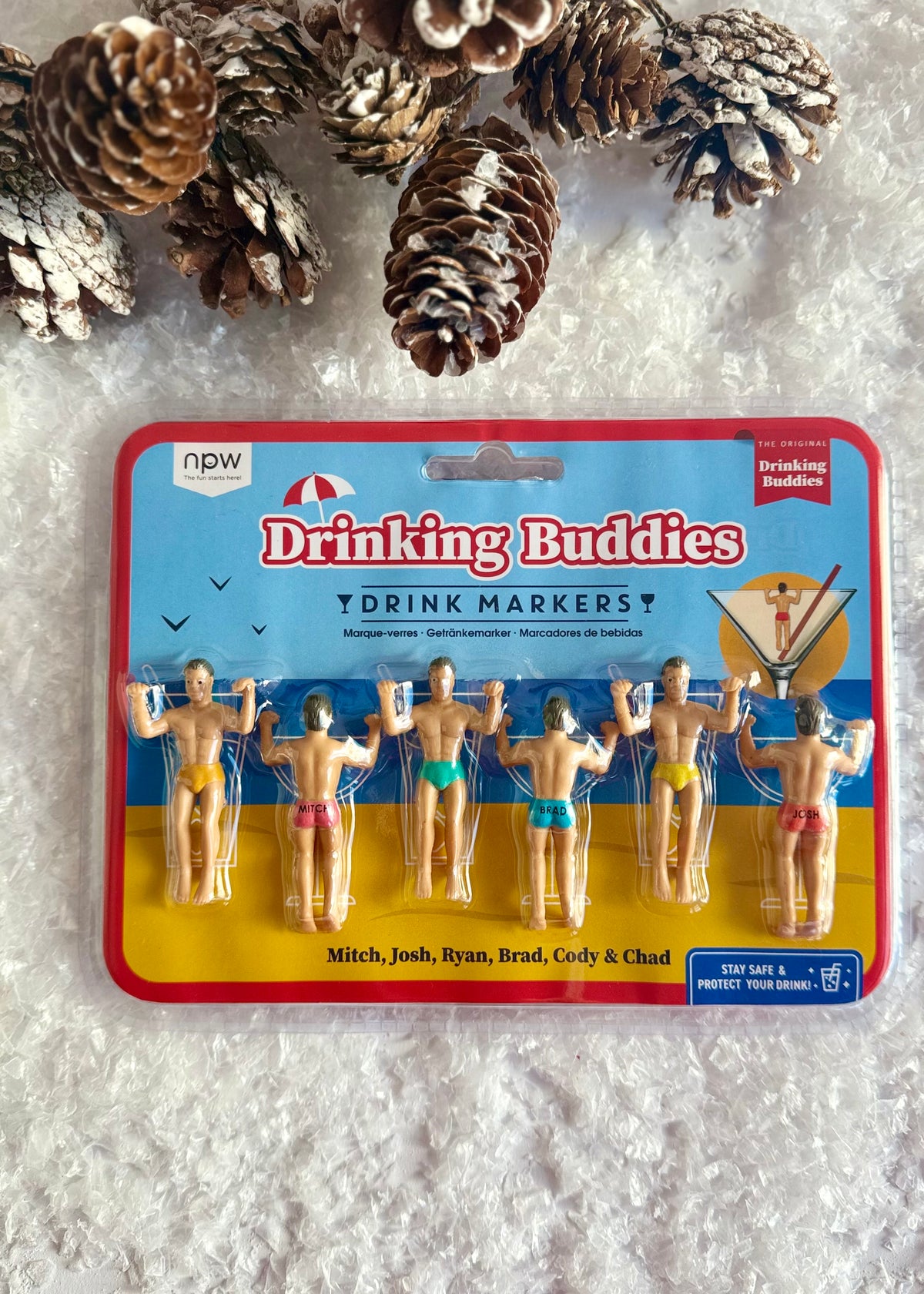 Getränkemarker 'Beach Boys' 6er Set