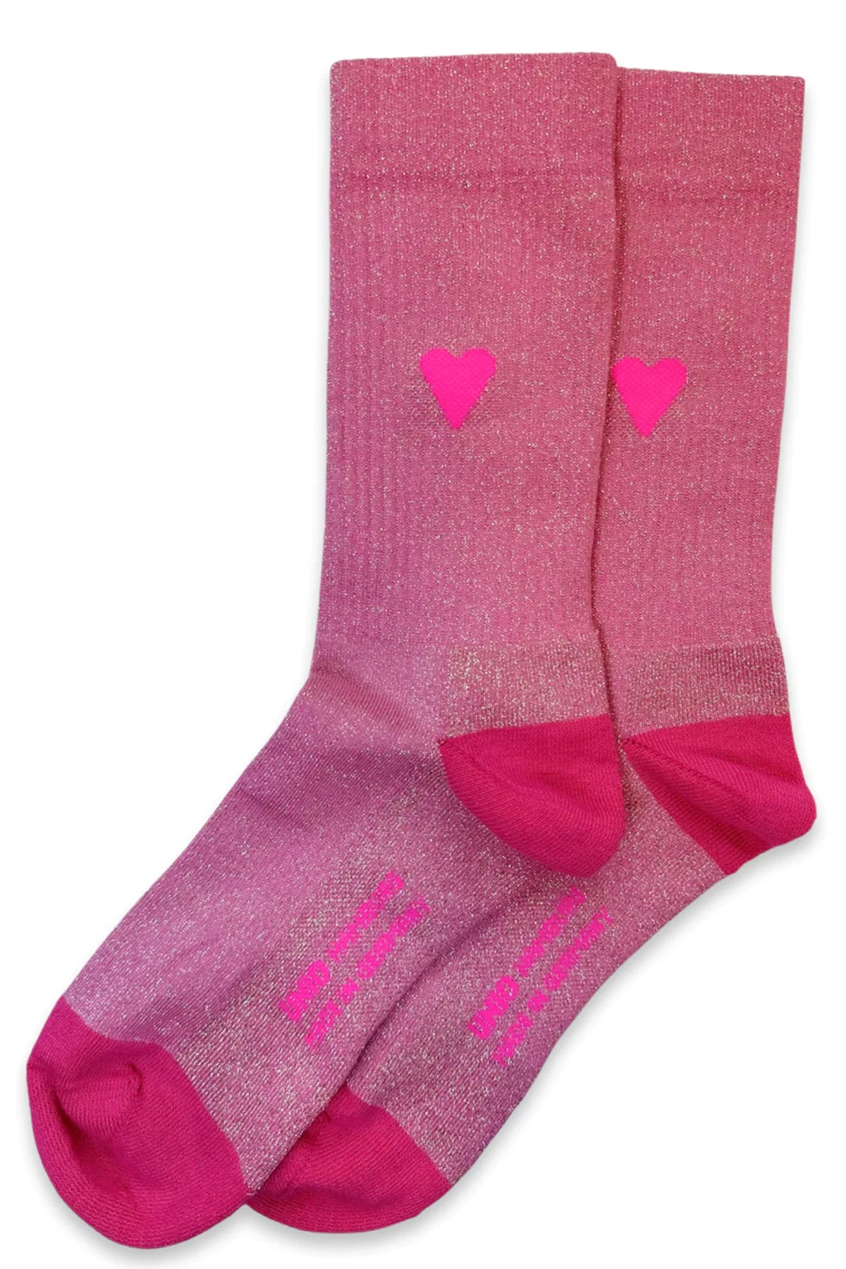 Lurex Socken Love