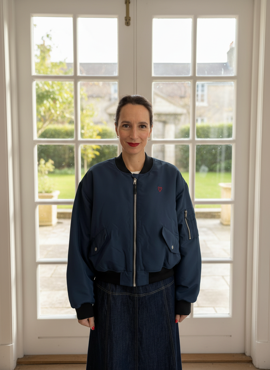 Bomberjacke mit Herz