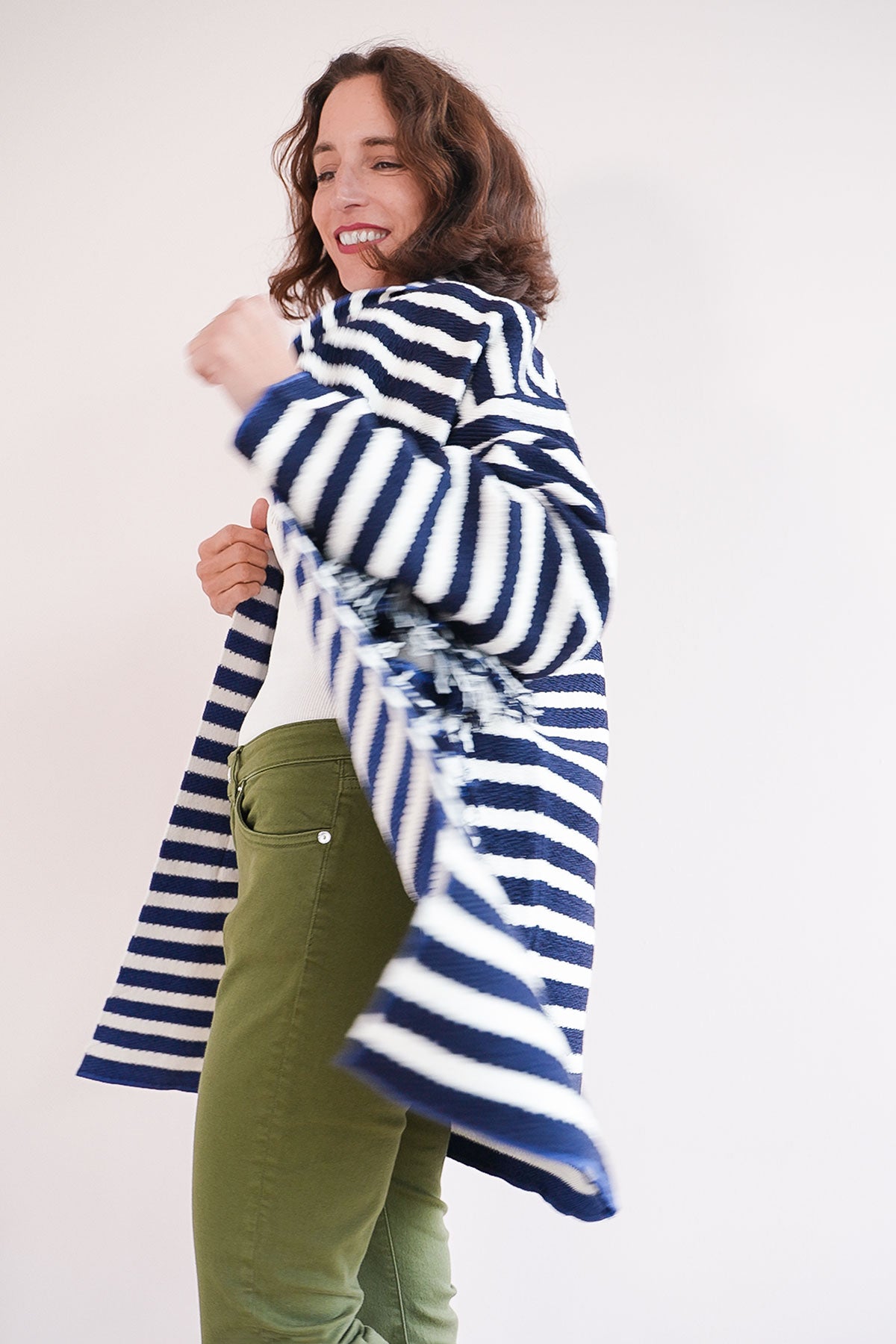Exklusiver Fransen-Cardigan