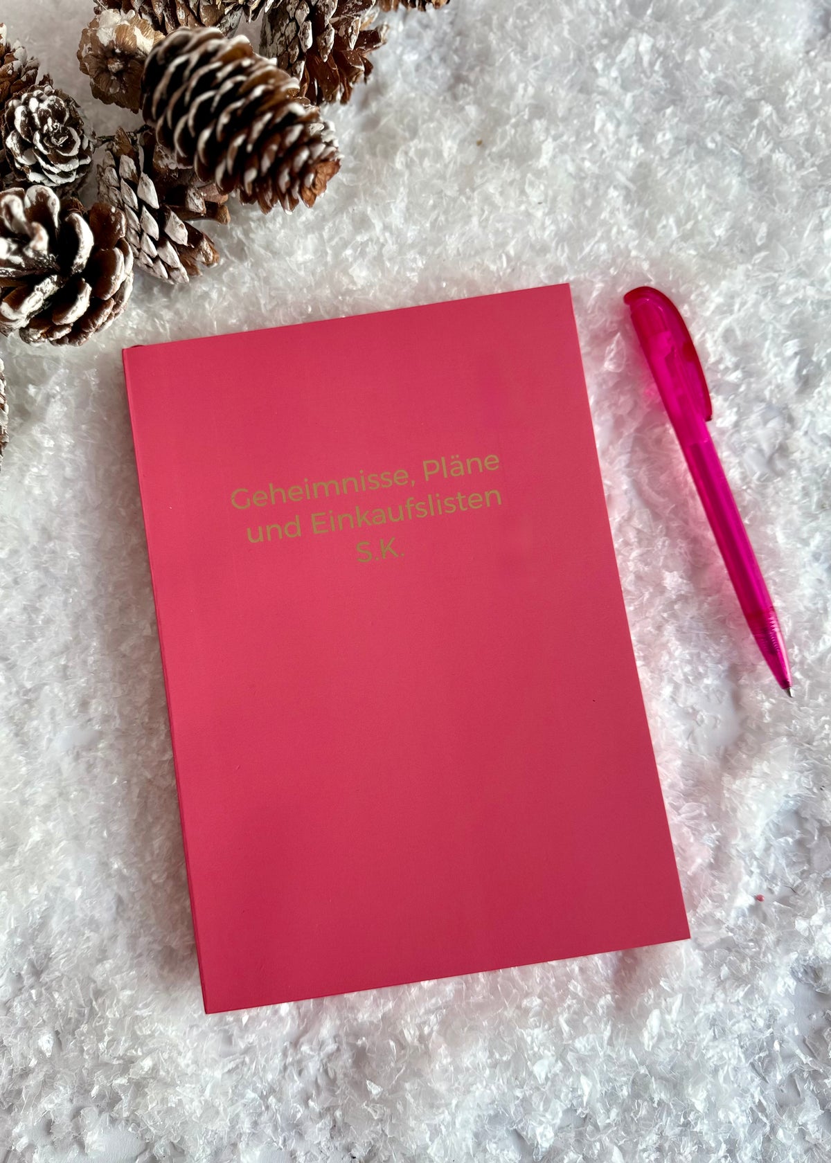 Personalisierbares Notizbuch 'Rot'