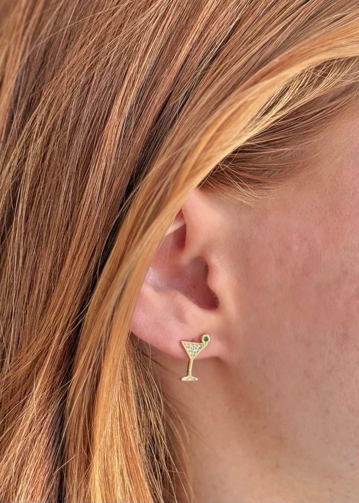 Ohrstecker &#39;Martiniglas&#39;