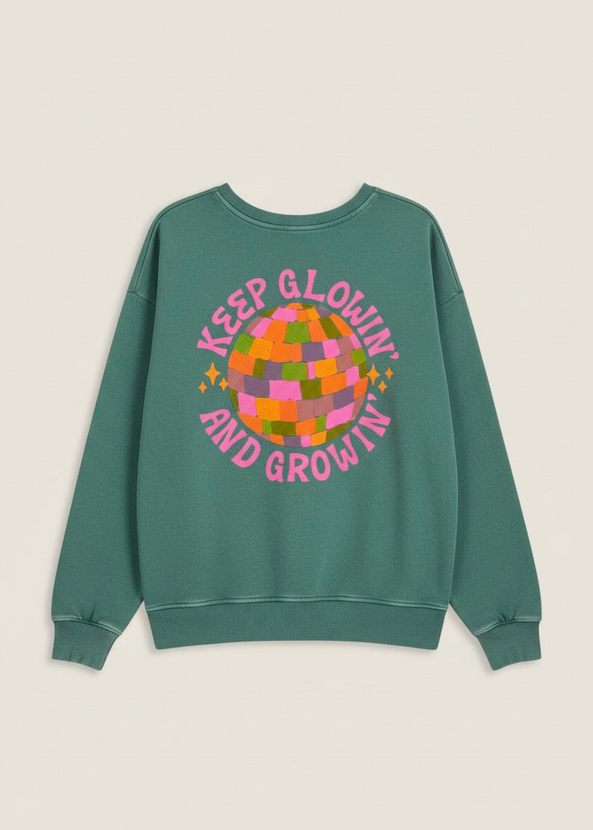 Sweatshirt 'Keep Glowin'