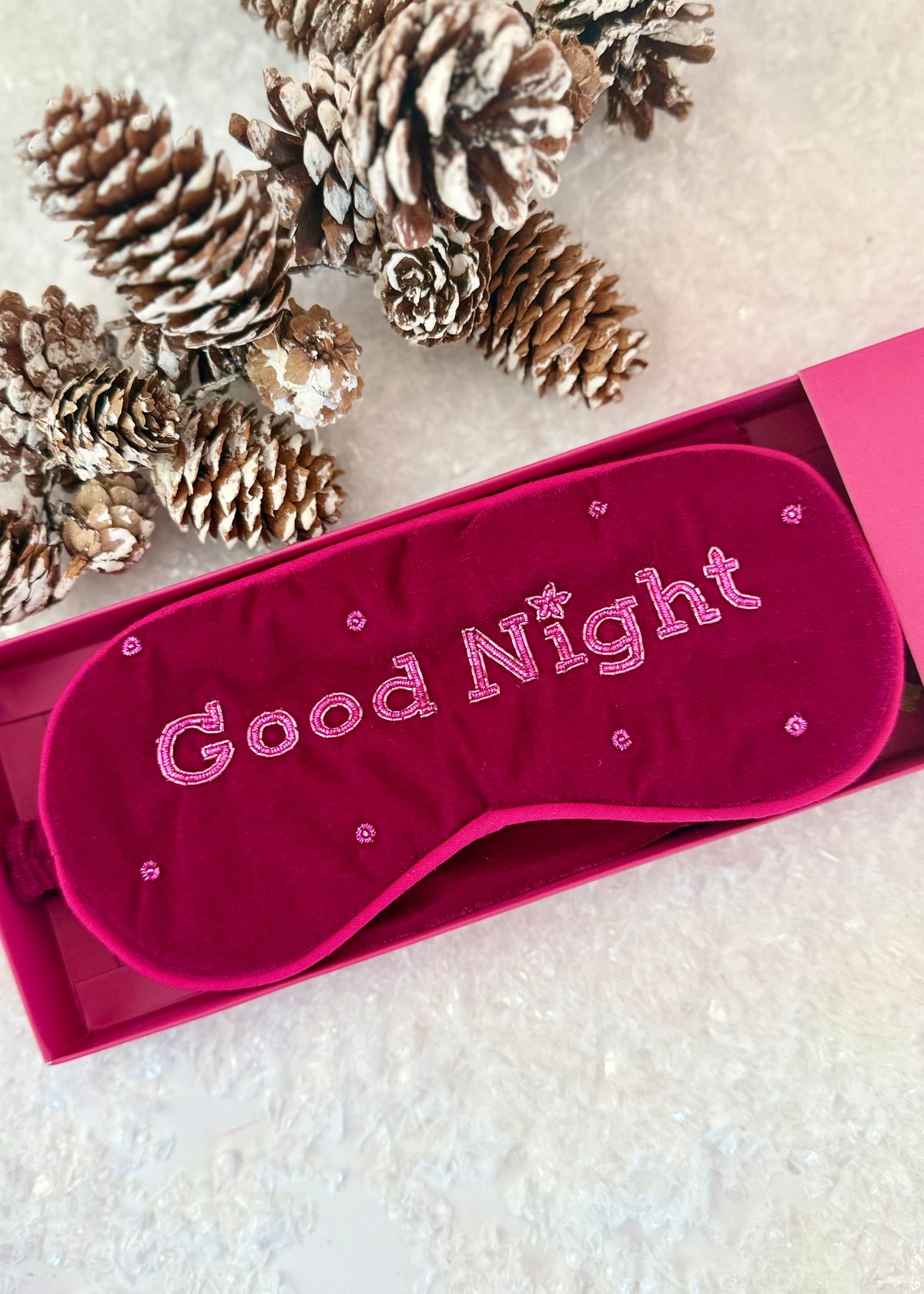 Luxus Schlafmaske 'Good Night'