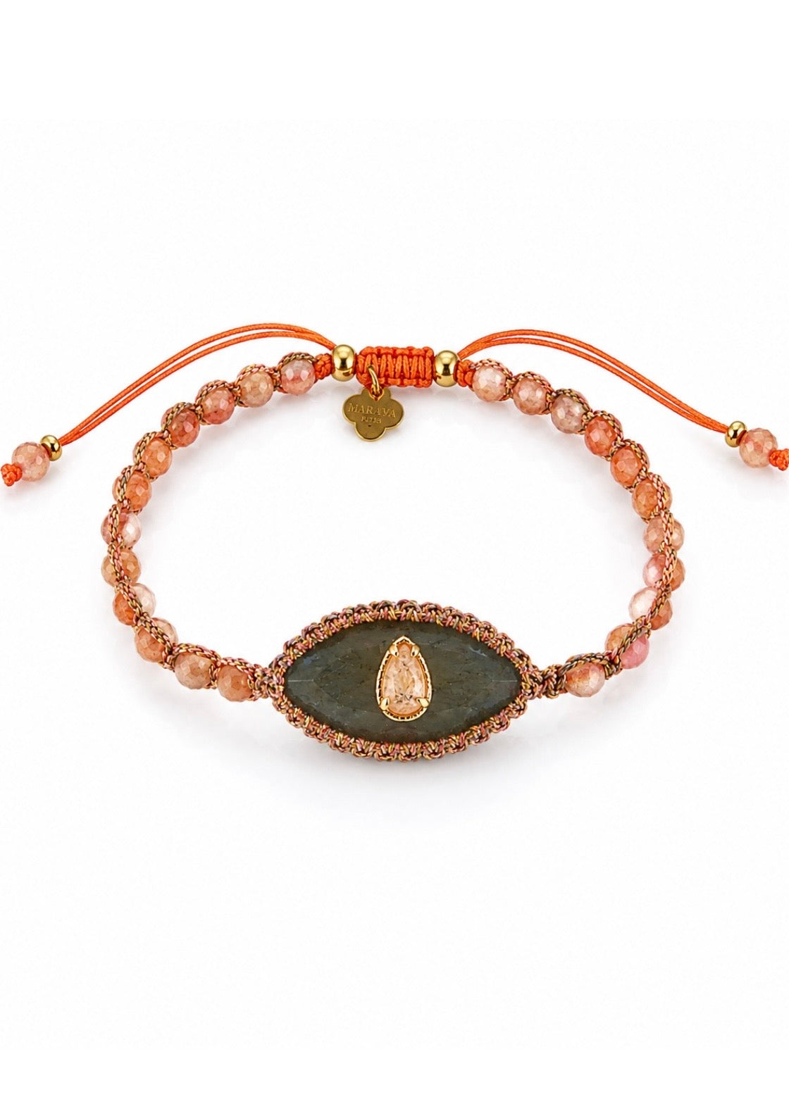 Armband Auge 'Apricot'