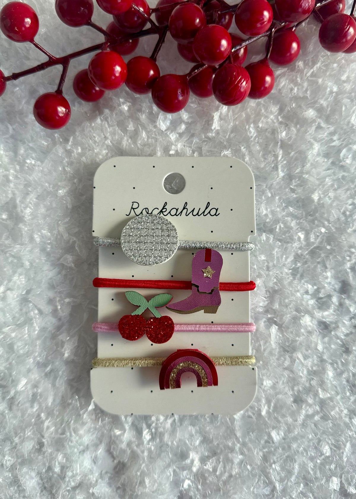 Haargummis Disco 4er