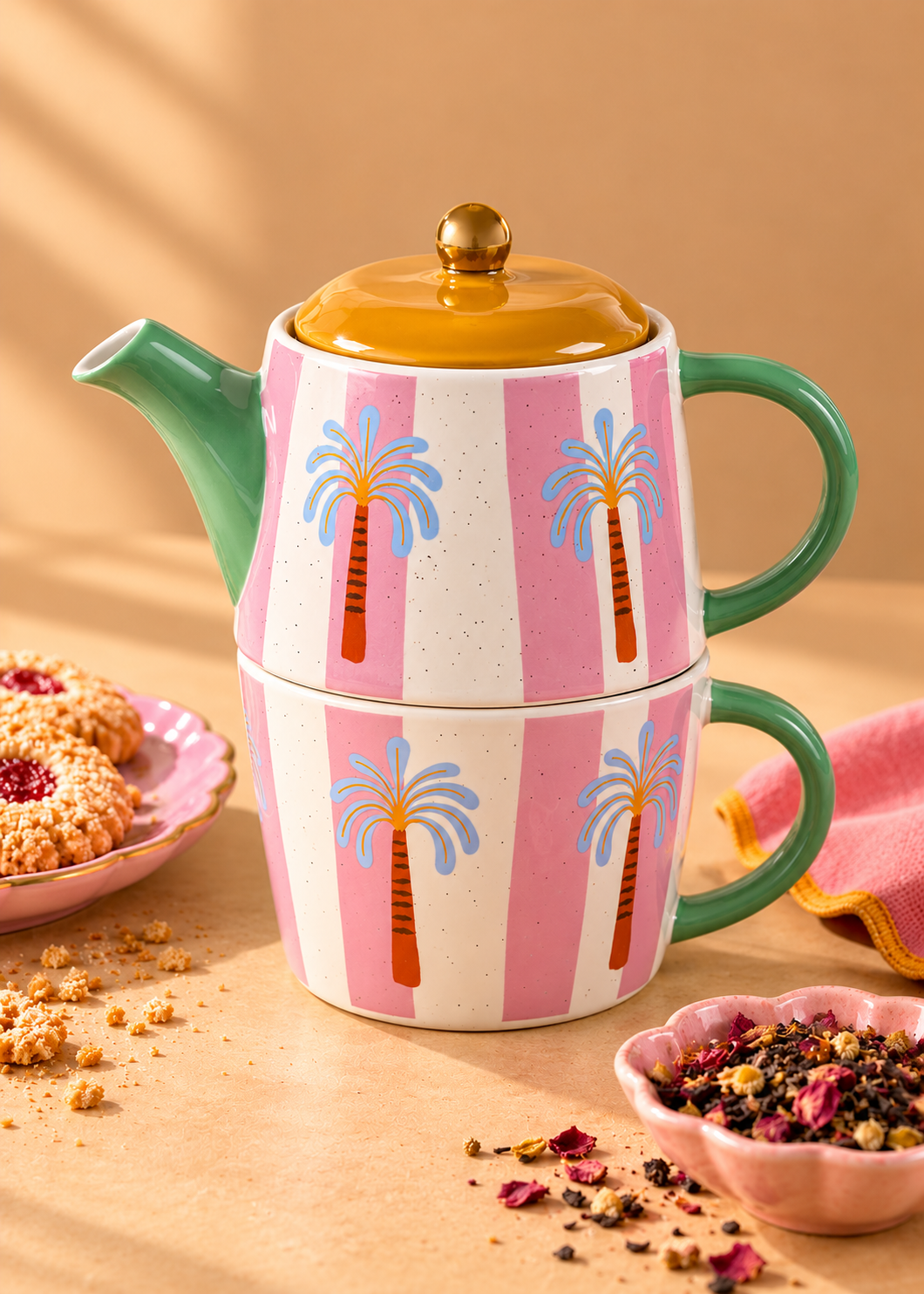 Tasse & Kanne 'Palme'
