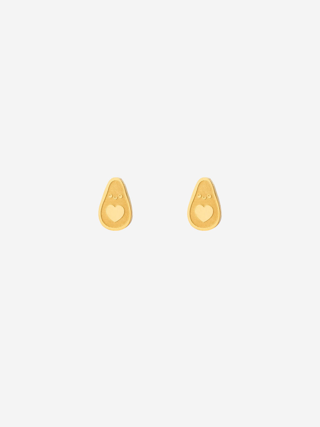 ´Avocado´ Ohrringe Gold