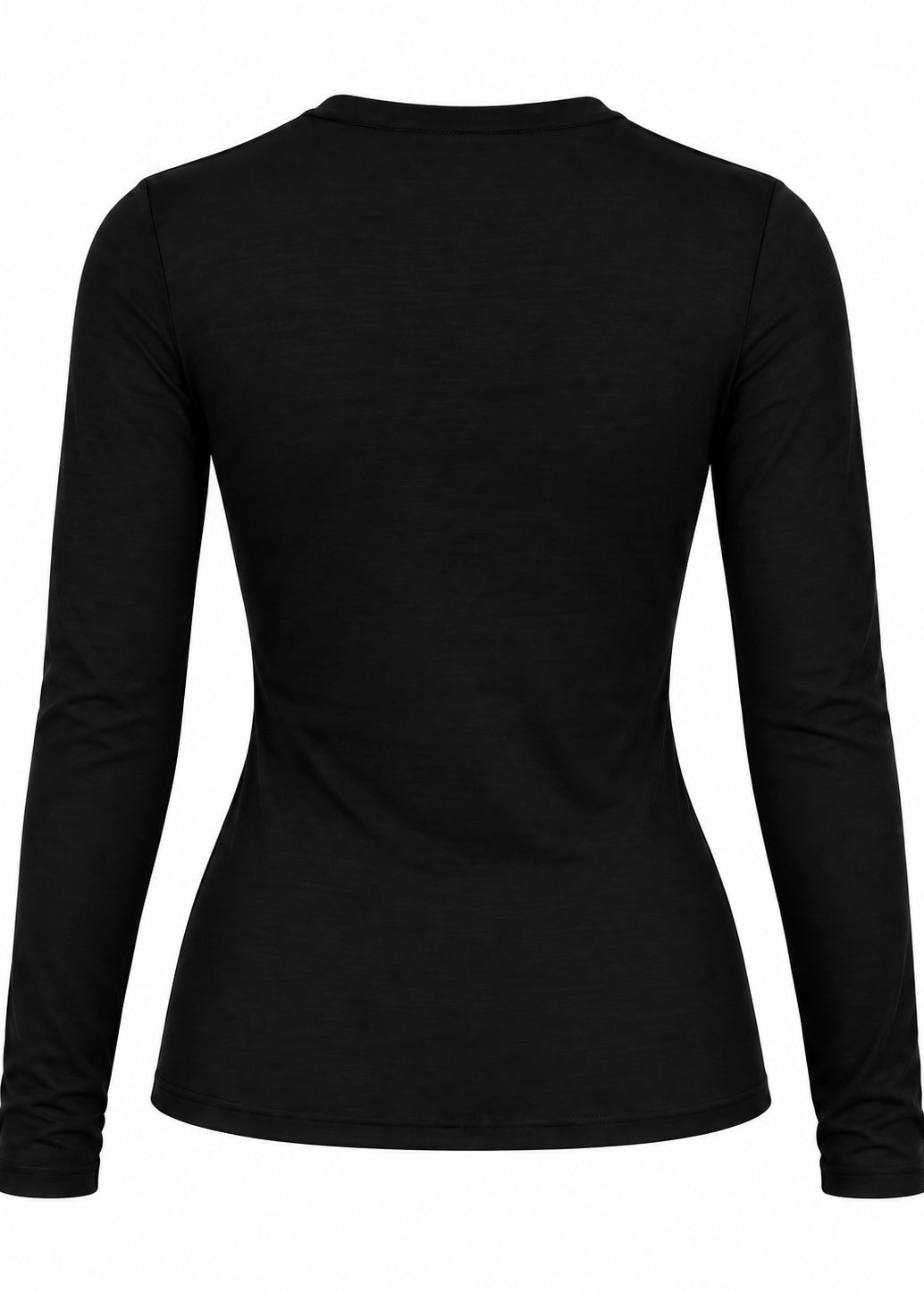Longsleeve Kaschmir-Mix 'Schwarz'