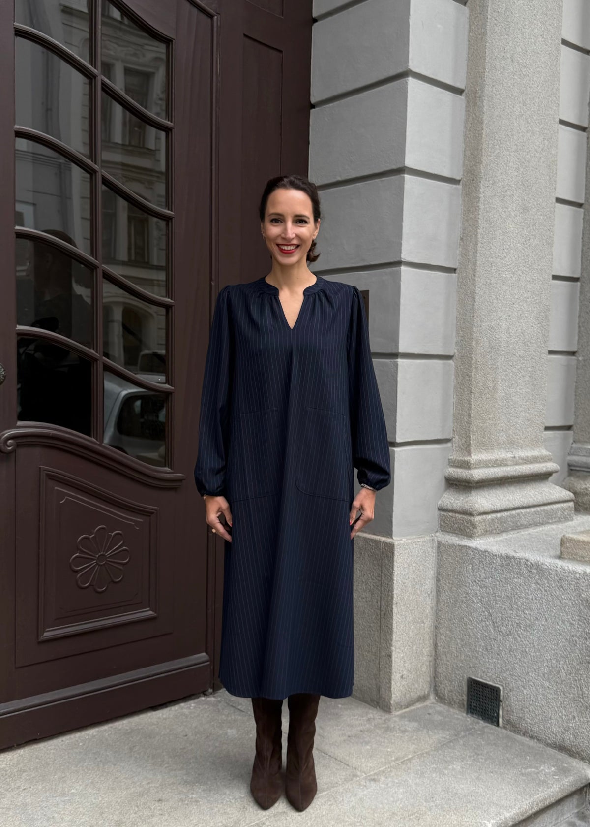 Midi-Flanellkleid &#39;Paris&#39;