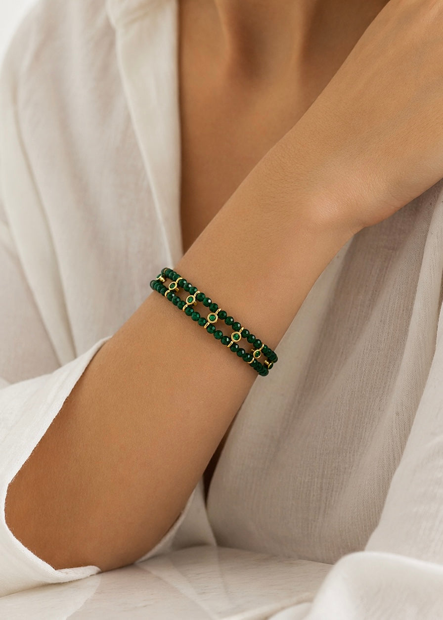 Armband 'Rubin Zoisit'