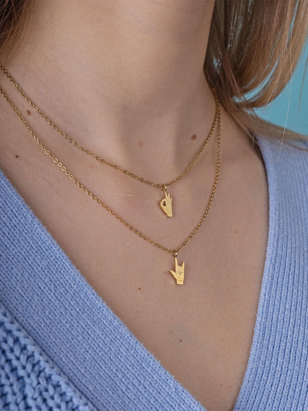 ´Secret Message for you´ Halskette Gold