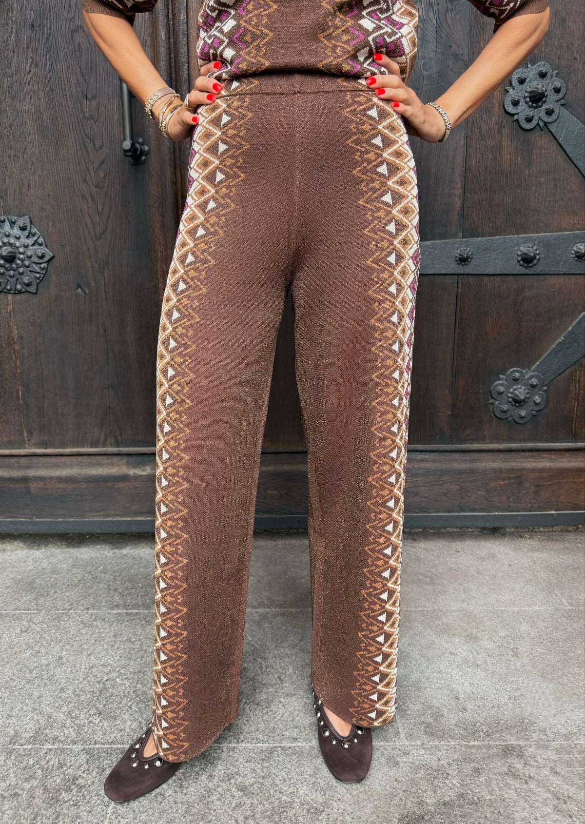 Hose mit Lurex &#39;Jasper&#39;