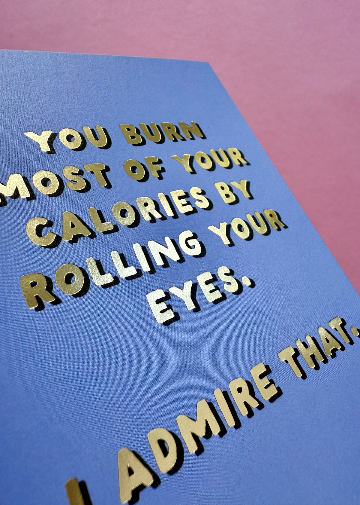 Karte &#39;Calories&#39;