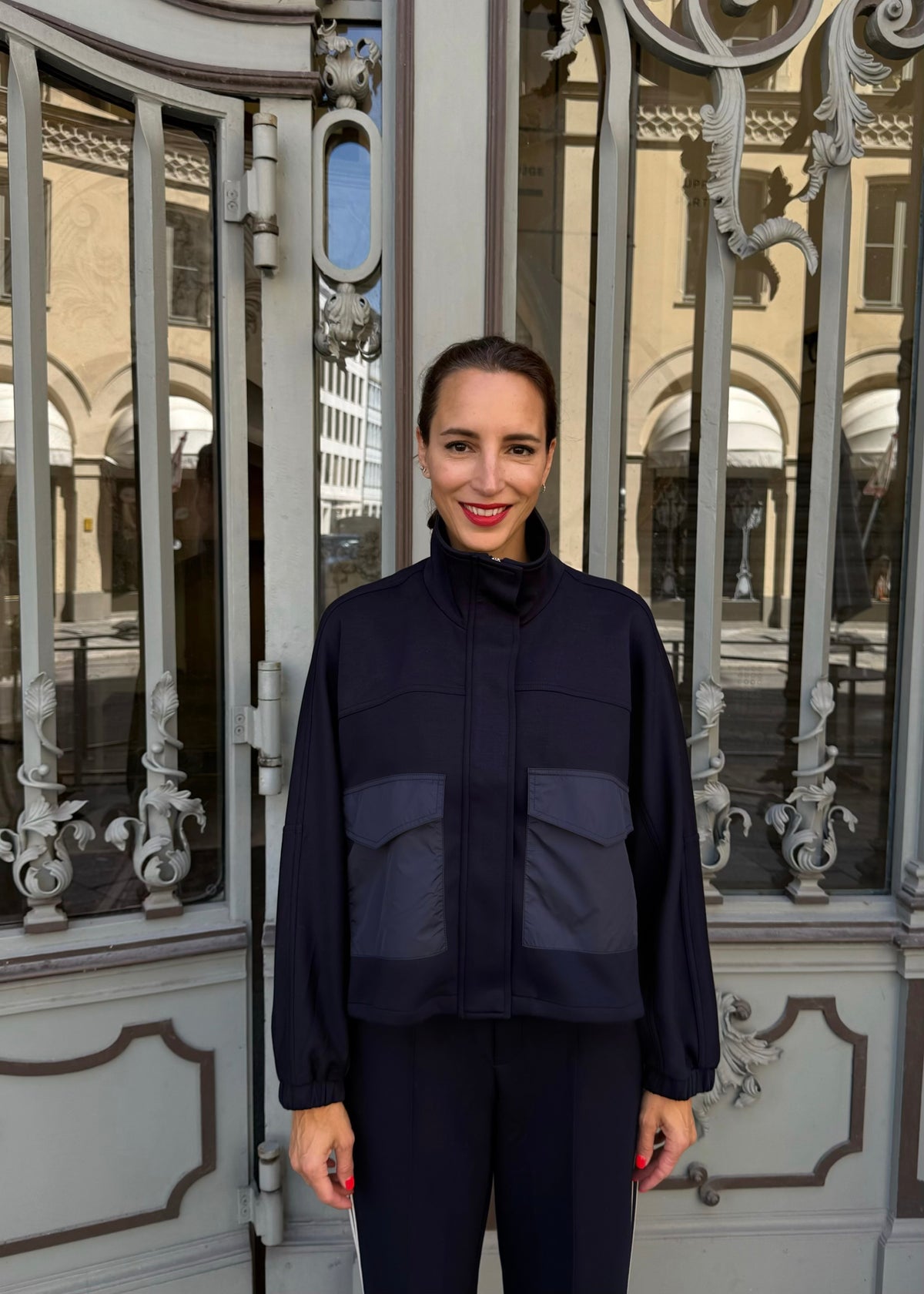 Oversized Blouson &#39;Navy&#39;