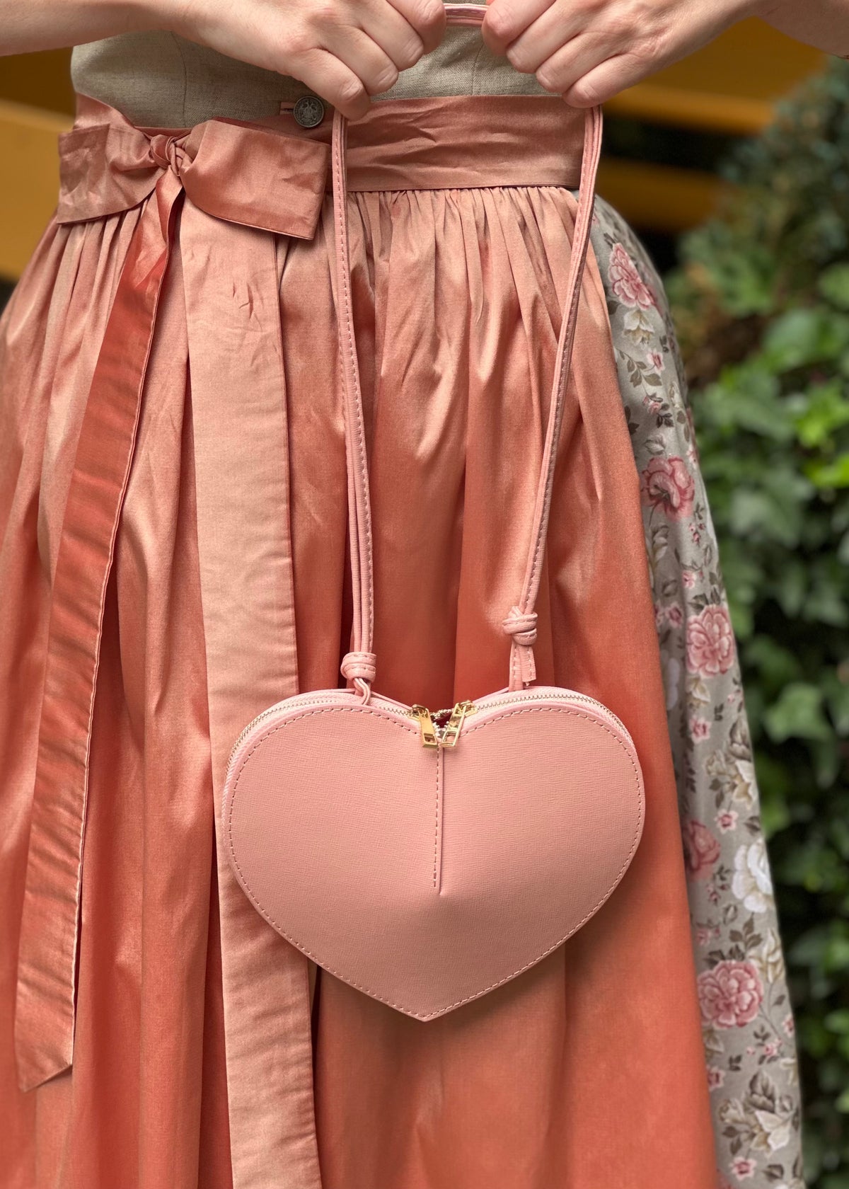 Schultertasche &#39;Herz&#39; Rosa