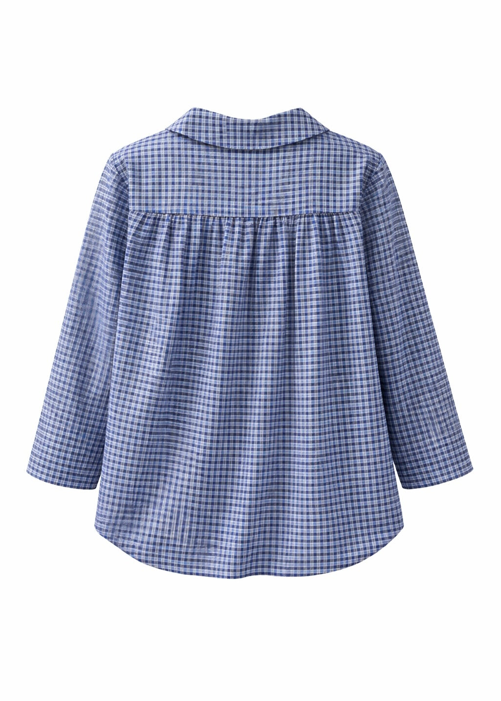 Bluse mit Volant 'Check'