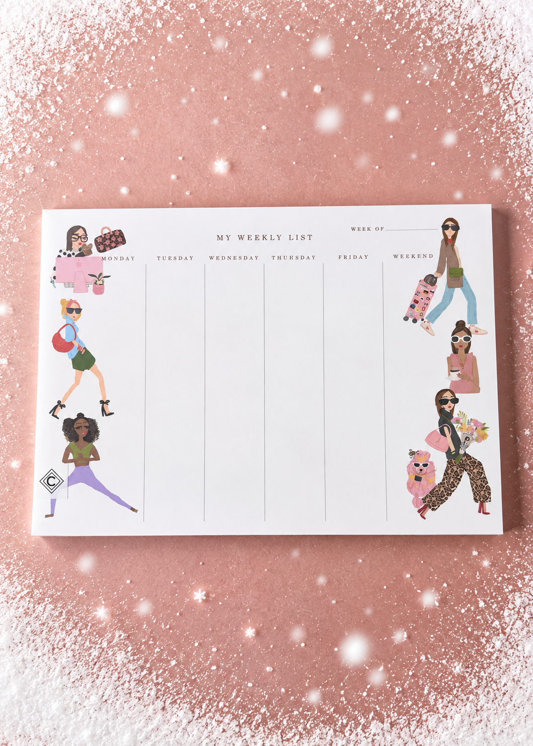 Weekly Planner Block